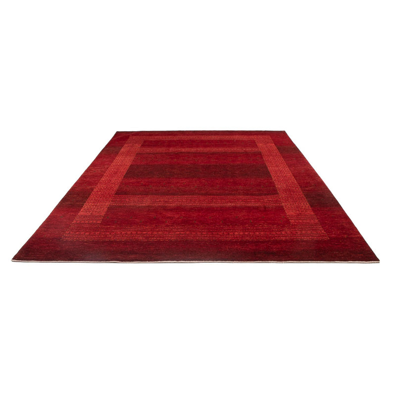 Alfombra Gabbeh - Loribaft Persa - 302 x 219 cm - rojo