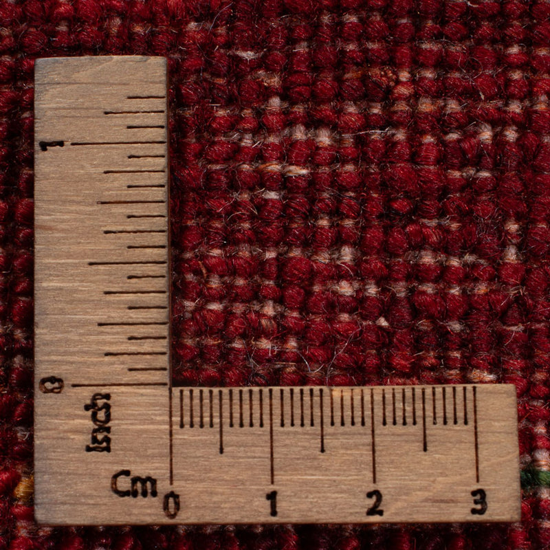 Alfombra Gabbeh - Loribaft Persa - 302 x 219 cm - rojo