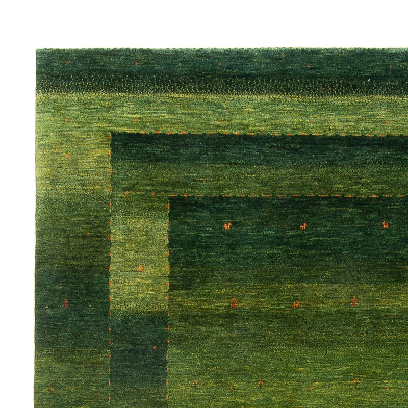 Alfombra Gabbeh - Loribaft Persa - 306 x 212 cm - verde