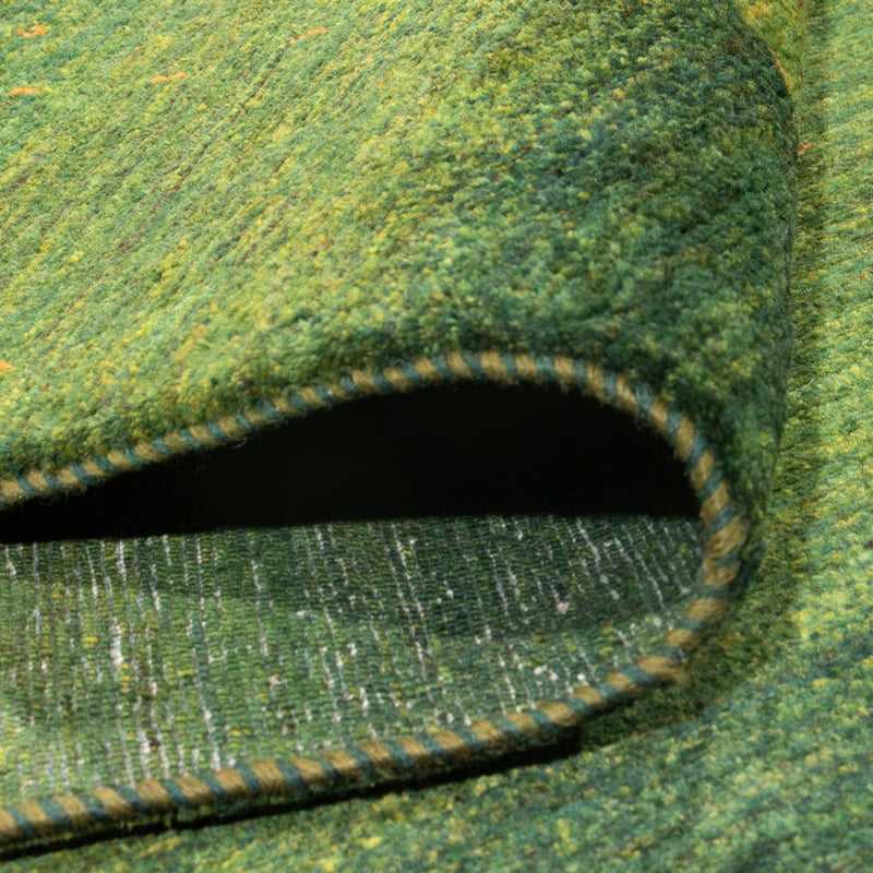 Alfombra Gabbeh - Loribaft Persa - 306 x 212 cm - verde