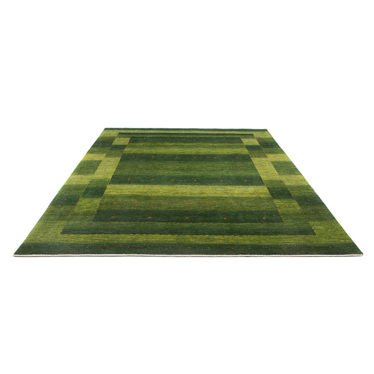 Alfombra Gabbeh - Loribaft Persa - 306 x 212 cm - verde