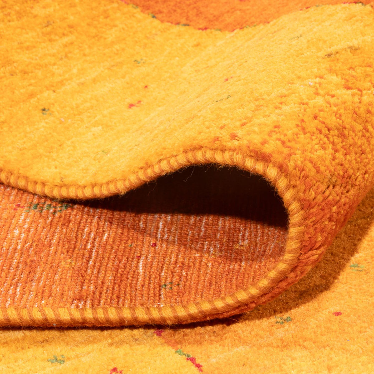 Alfombra Gabbeh - Loribaft Persa - 293 x 219 cm - naranja