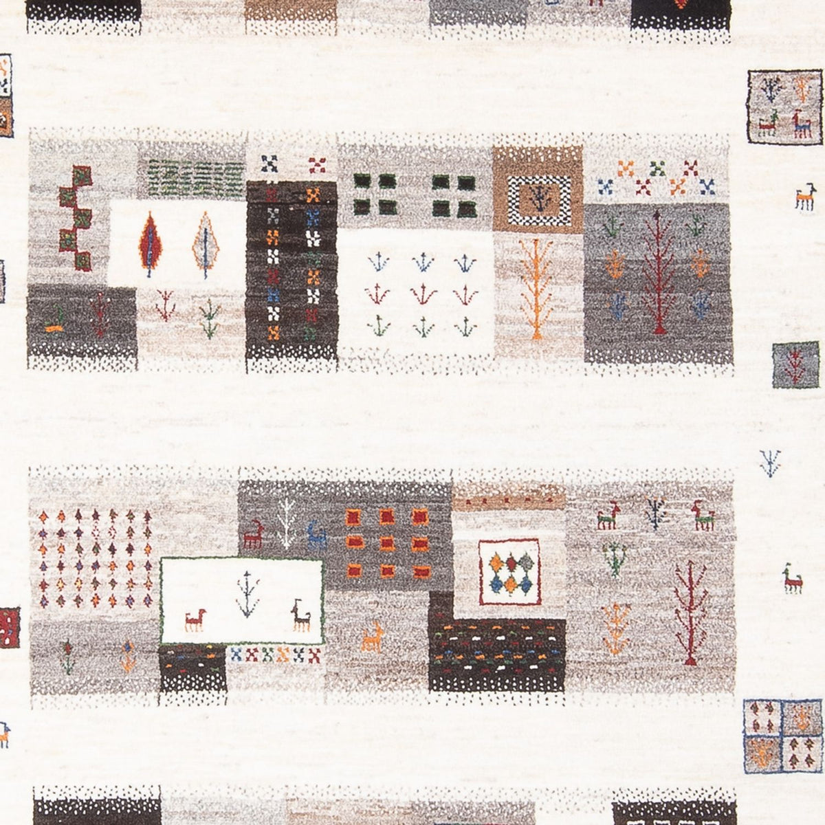 Alfombra Gabbeh - Loribaft Persa - 278 x 201 cm - multicolor