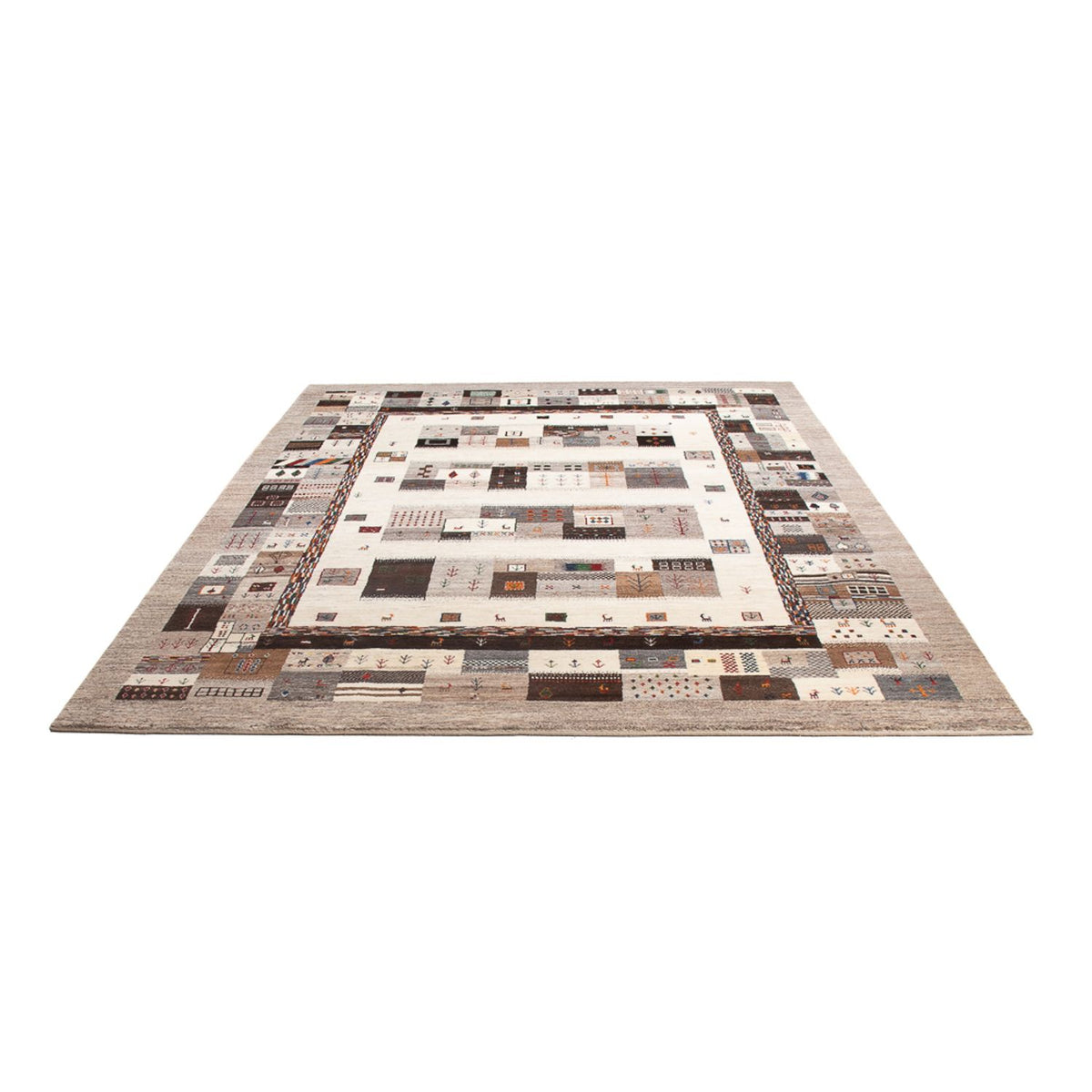 Alfombra Gabbeh - Loribaft Persa - 278 x 201 cm - multicolor