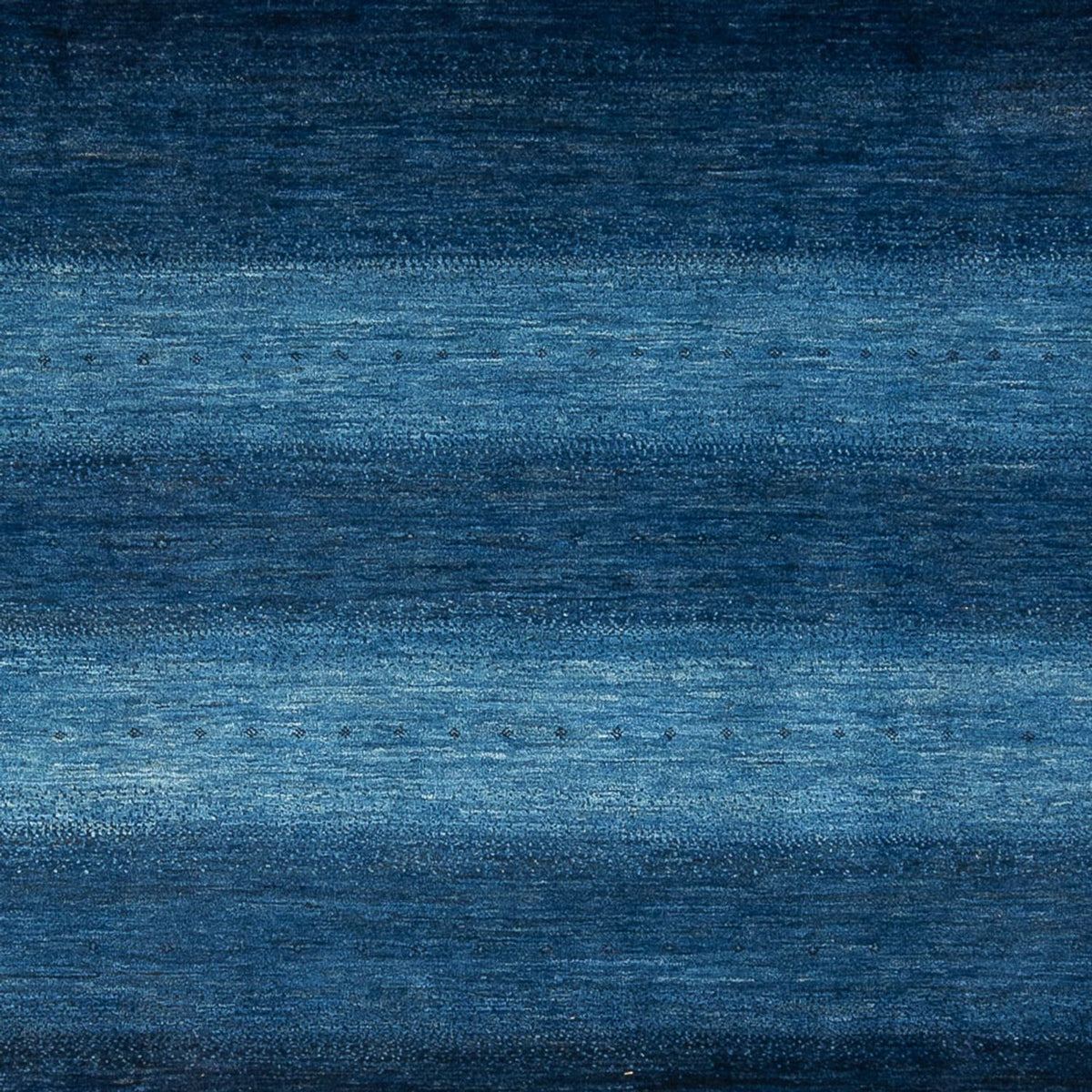 Alfombra Gabbeh - Loribaft Persa - 322 x 226 cm - azul oscuro