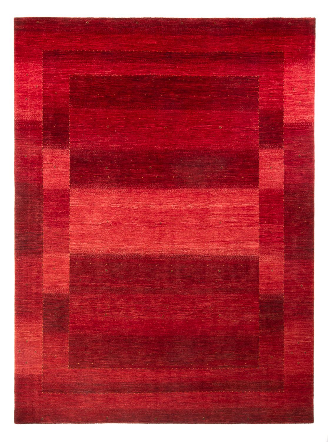 Alfombra Gabbeh - Loribaft Persa - 313 x 229 cm - rojo