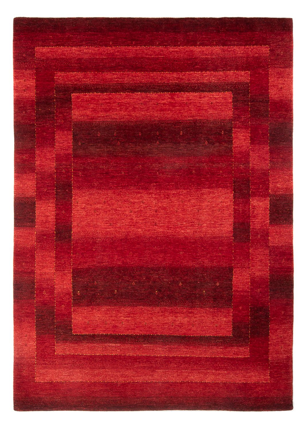 Alfombra Gabbeh - Loribaft Persa - 304 x 217 cm - rojo