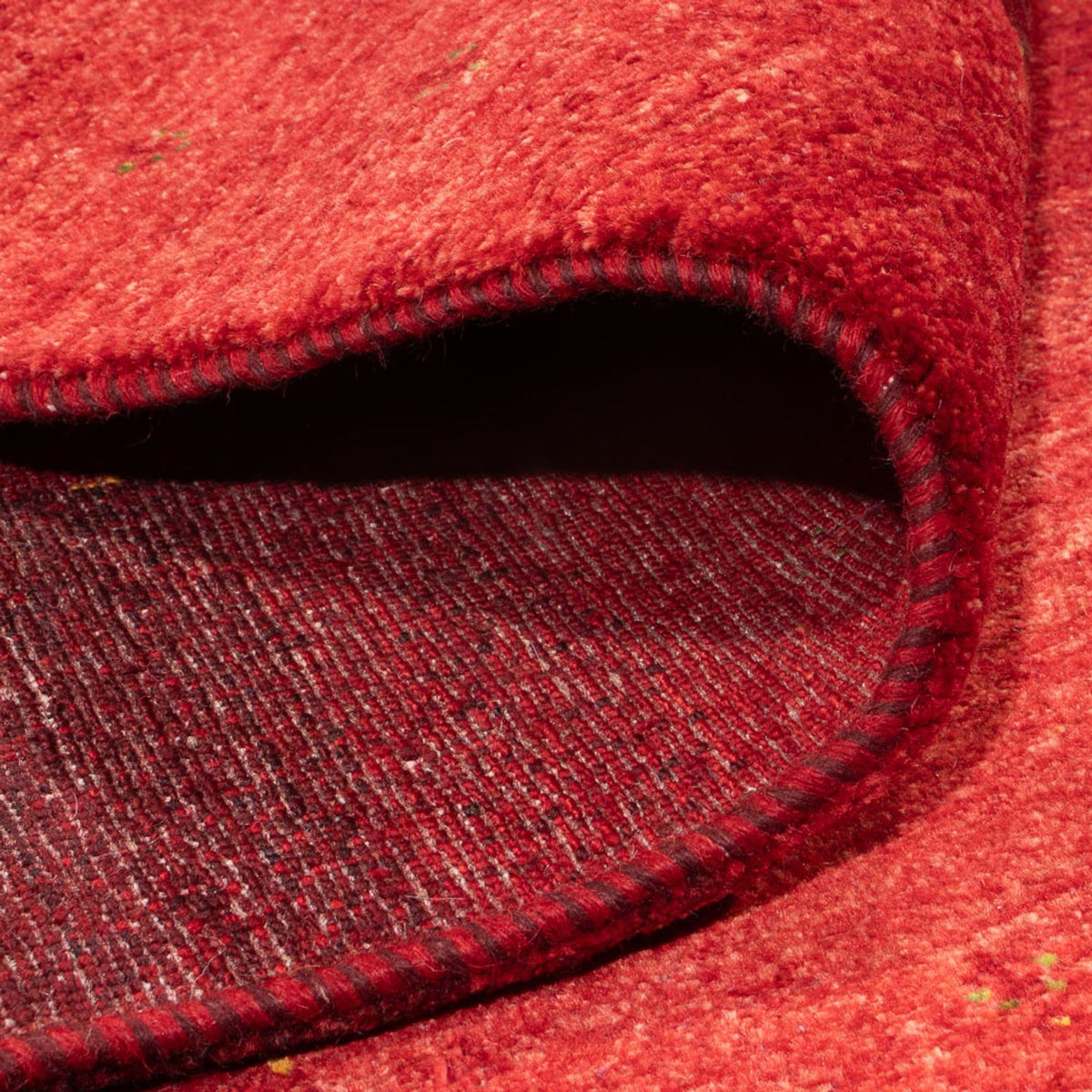 Alfombra Gabbeh - Loribaft Persa - 304 x 217 cm - rojo