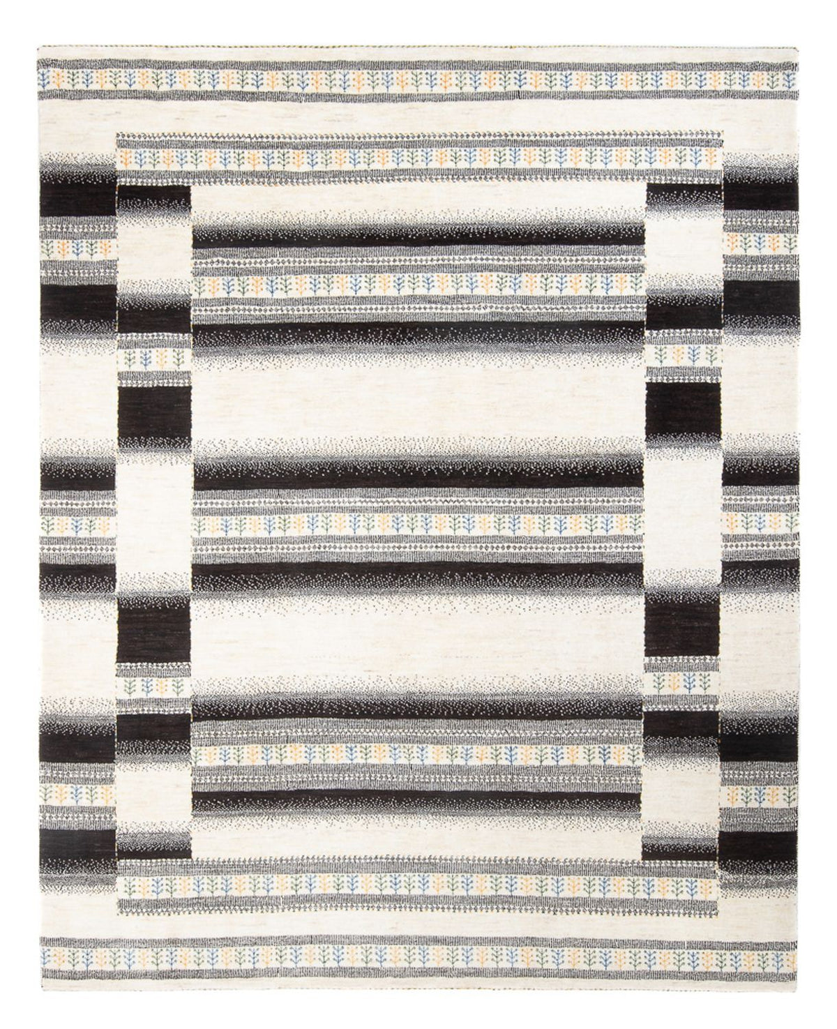 Alfombra Gabbeh - Loribaft Persa - 280 x 223 cm - multicolor