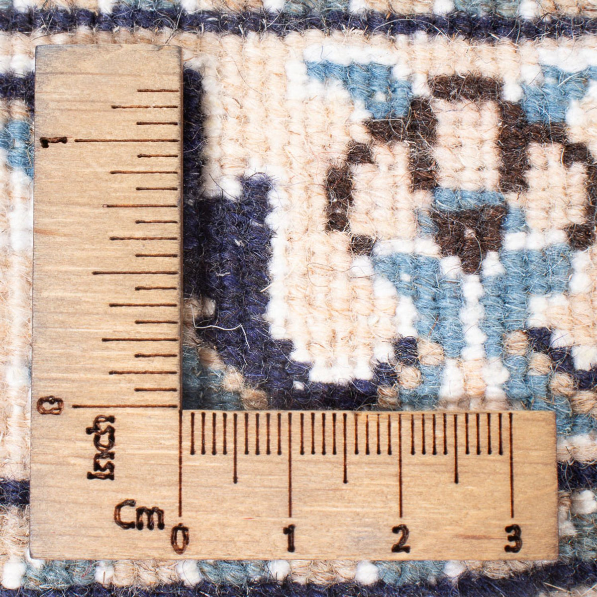 Alfombra Persa - Nain - Real - 196 x 147 cm - camello oscuro