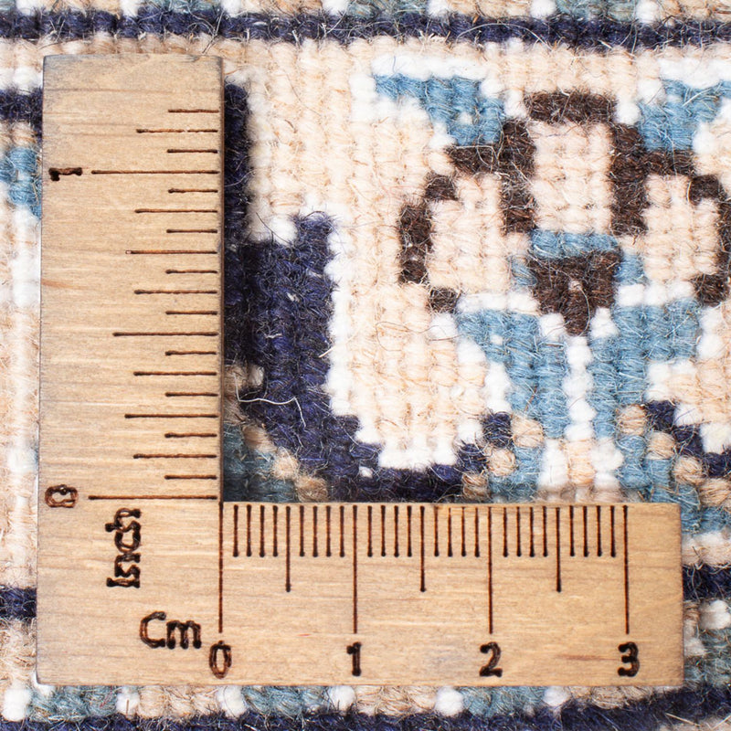 Alfombra Persa - Nain - Real - 196 x 147 cm - camello oscuro