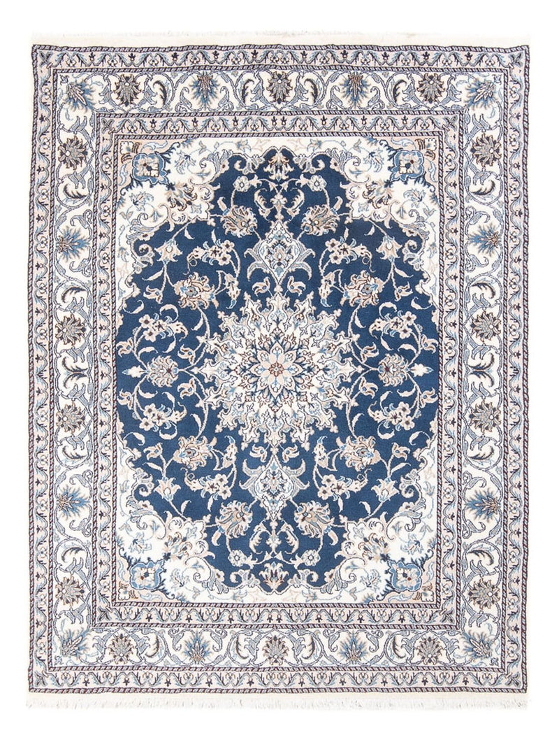 Alfombra Persa - Nain - Real - 197 x 147 cm - azul