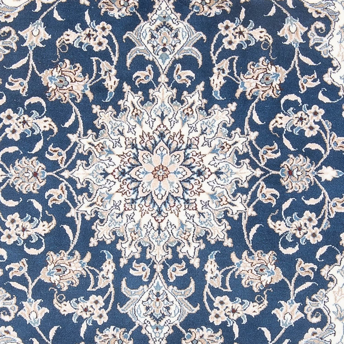 Alfombra Persa - Nain - Real - 197 x 147 cm - azul
