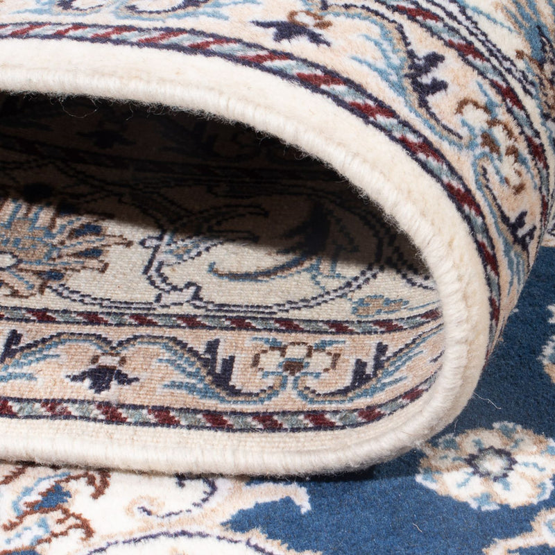 Alfombra Persa - Nain - Real - 197 x 147 cm - azul