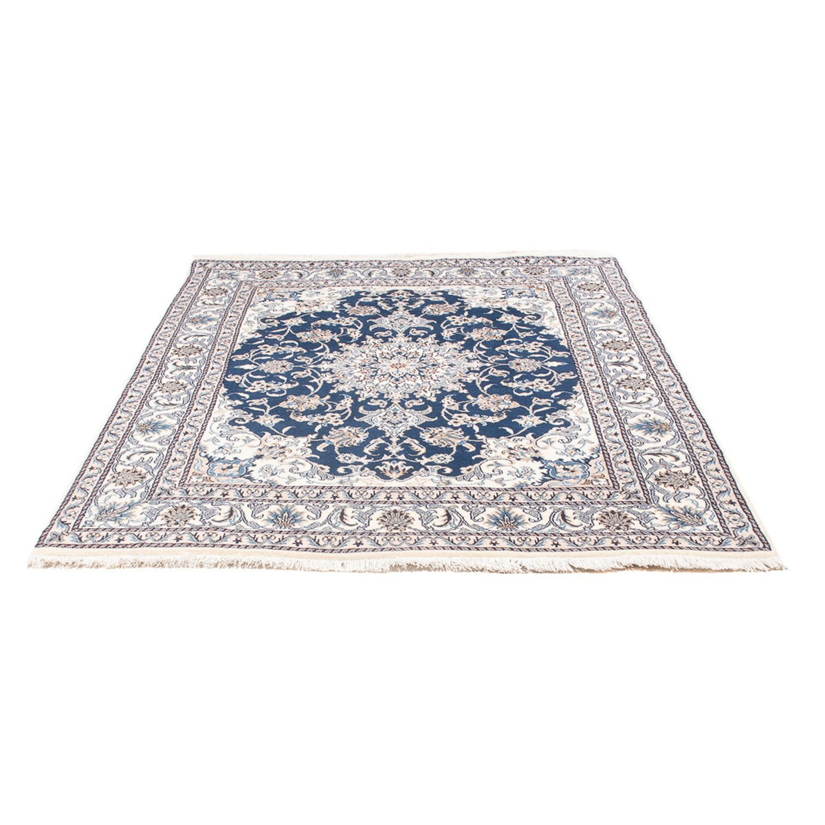 Alfombra Persa - Nain - Real - 197 x 147 cm - azul