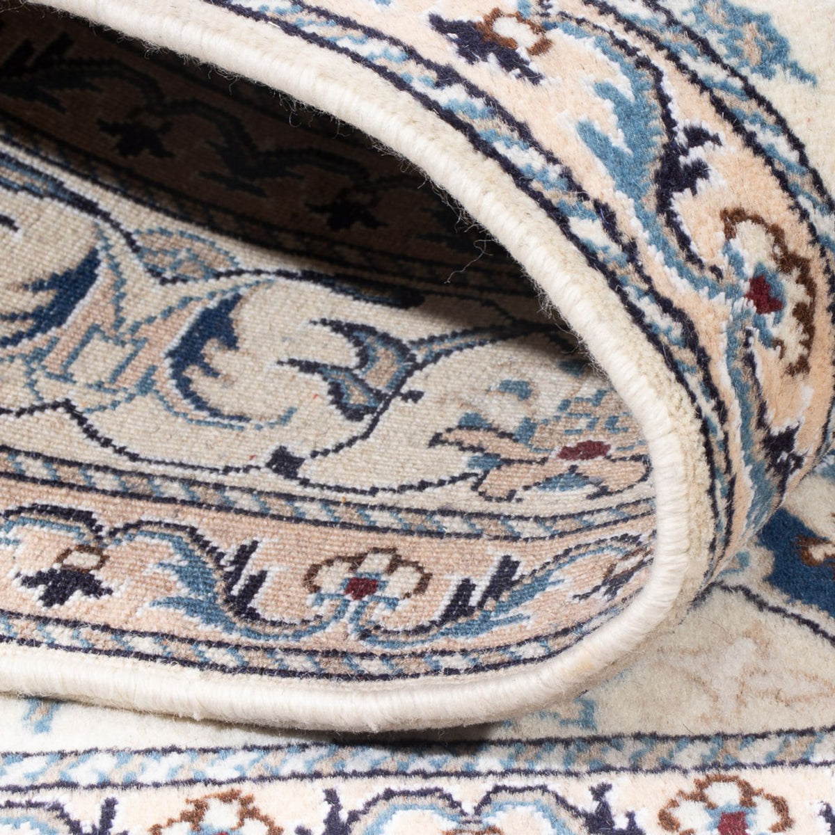 Alfombra Persa - Nain - Real - 200 x 148 cm - azul