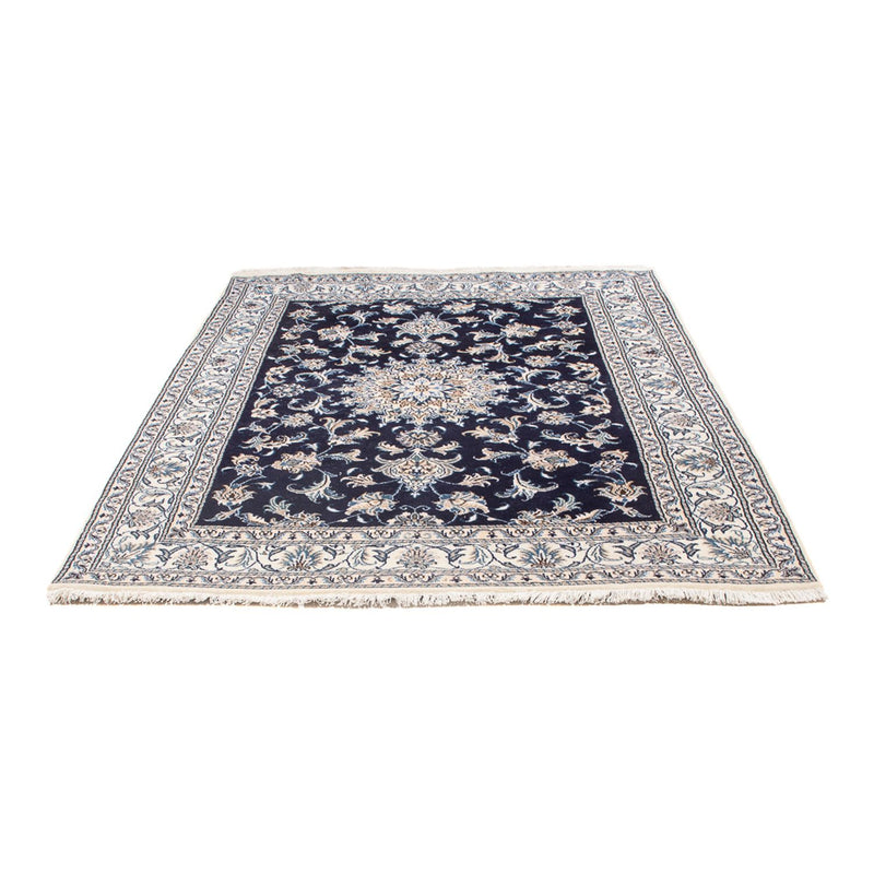 Alfombra Persa - Nain - Real - 213 x 149 cm - azul oscuro