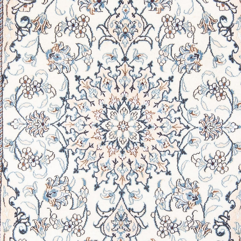 Alfombra Persa - Nain - Real - 210 x 146 cm - crema