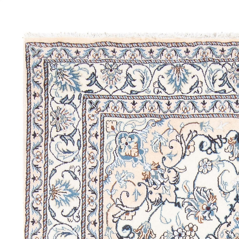 Alfombra Persa - Nain - Real - 210 x 146 cm - crema