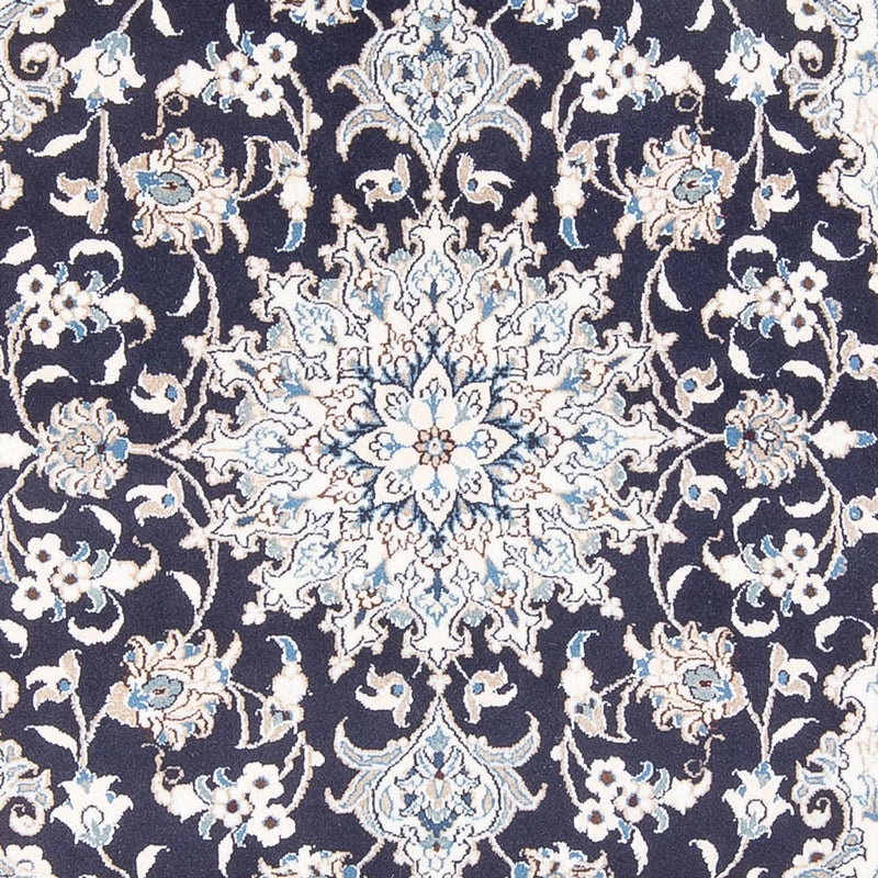 Alfombra Persa - Nain - Real - 200 x 155 cm - azul oscuro
