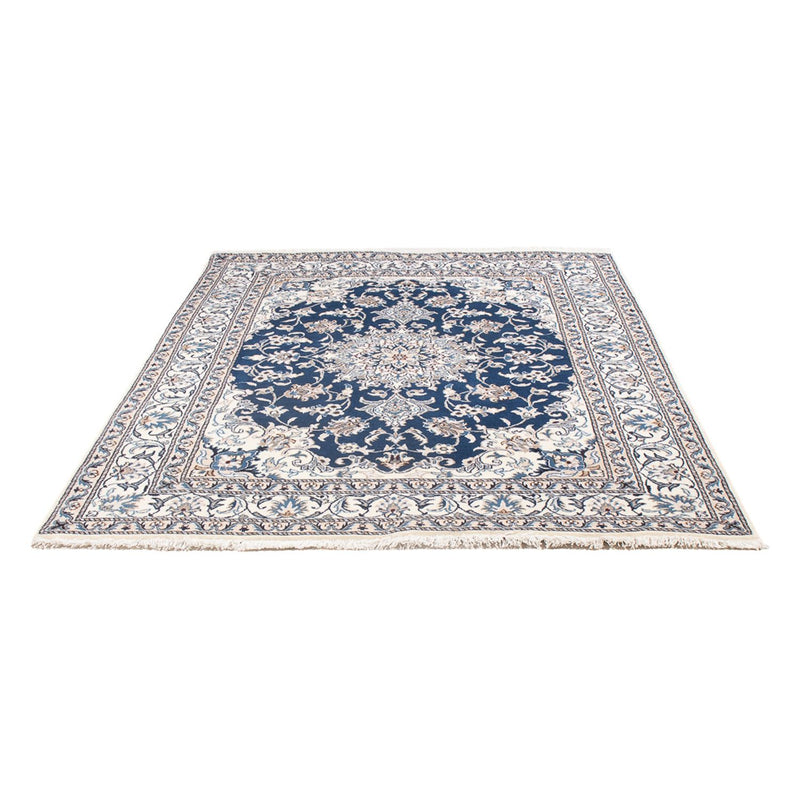 Alfombra Persa - Nain - Real - 202 x 150 cm - azul