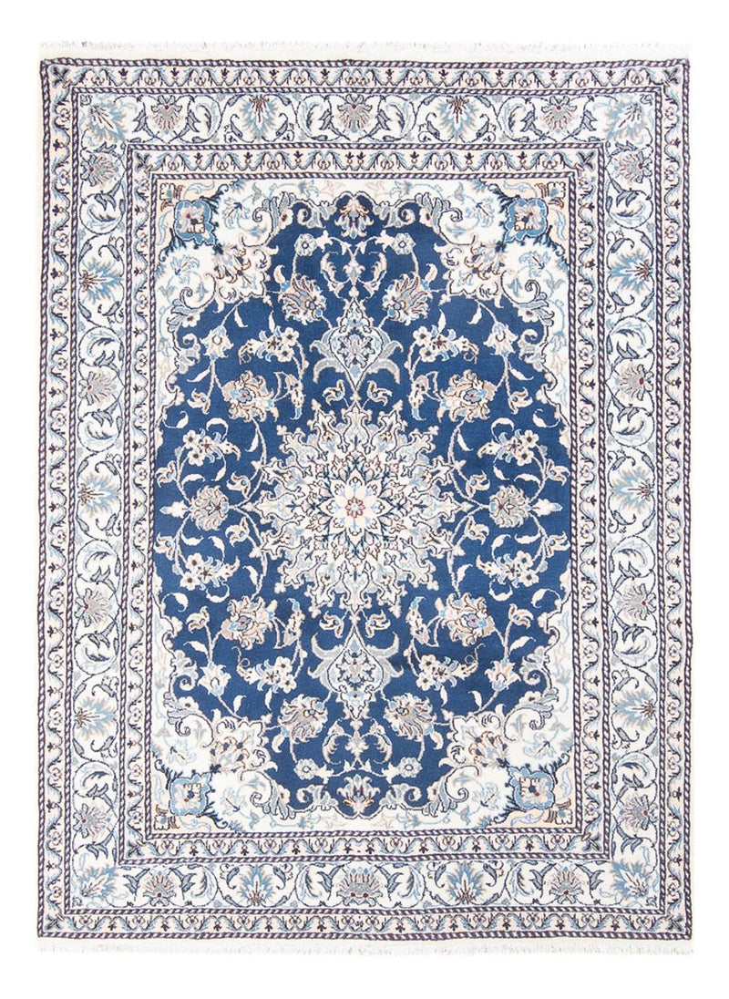Alfombra Persa - Nain - Real - 203 x 146 cm - azul