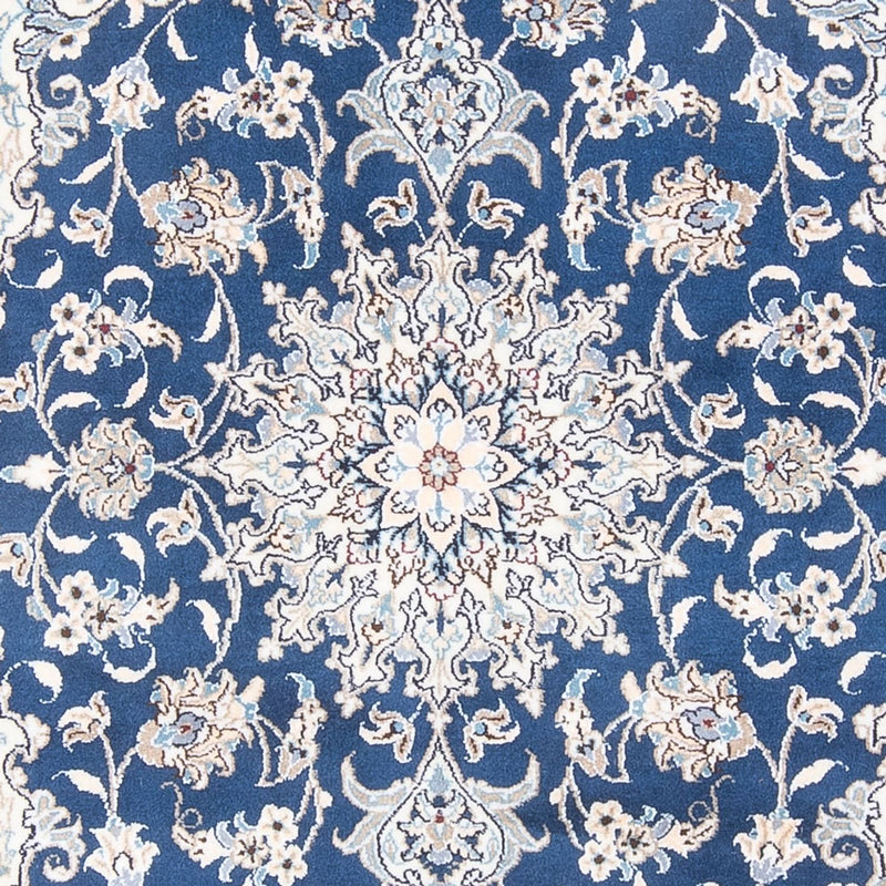 Alfombra Persa - Nain - Real - 203 x 146 cm - azul
