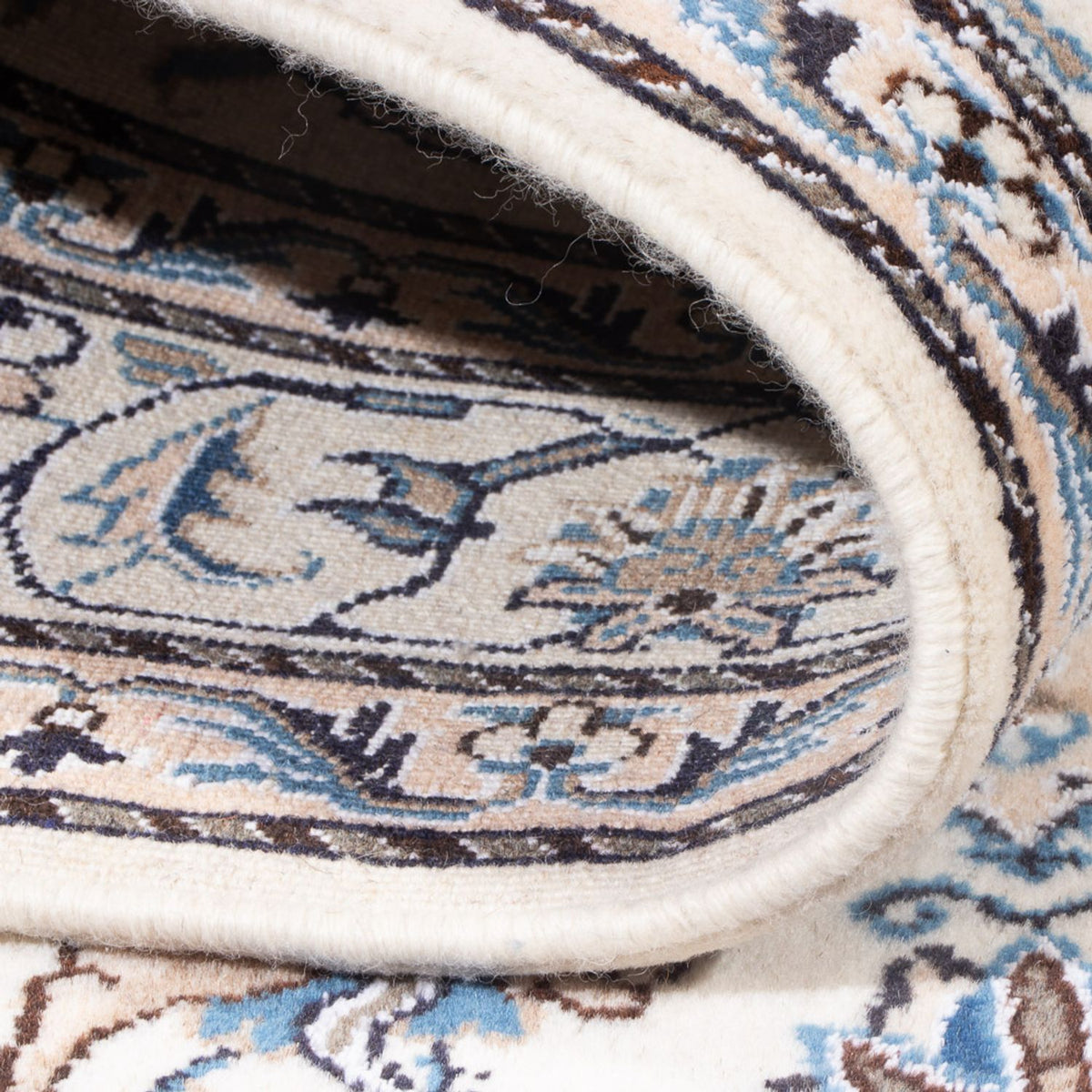 Alfombra Persa - Nain - Real - 197 x 149 cm - crema