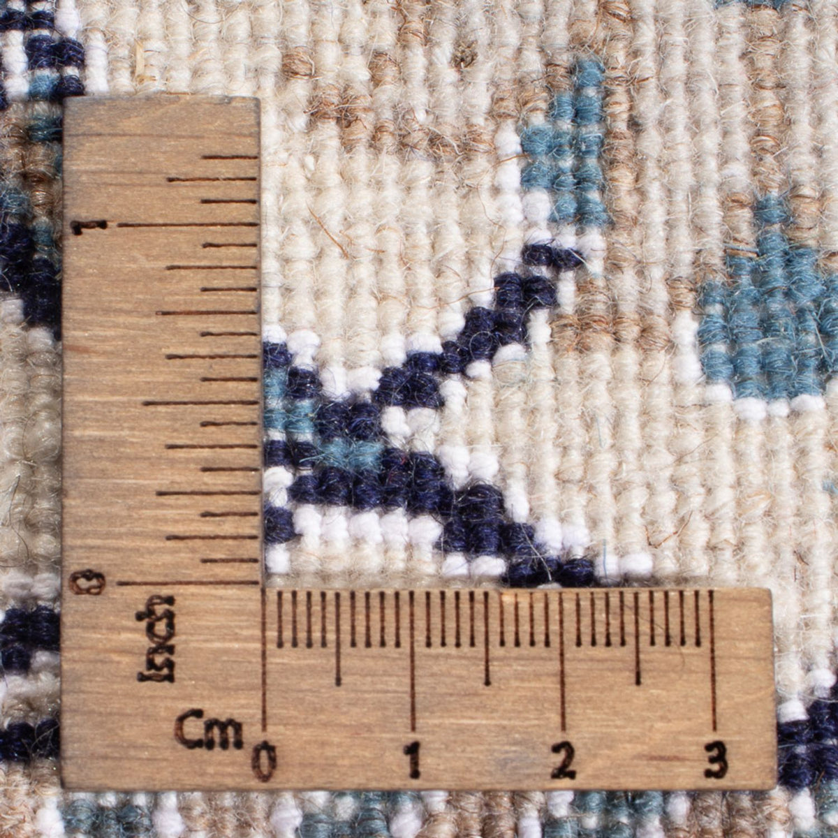 Alfombra Persa - Nain - Real - 209 x 146 cm - azul oscuro