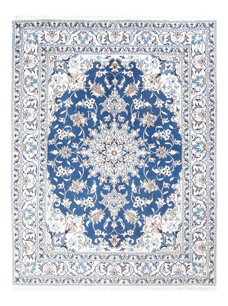 Alfombra Persa - Nain - Real - 203 x 146 cm - azul