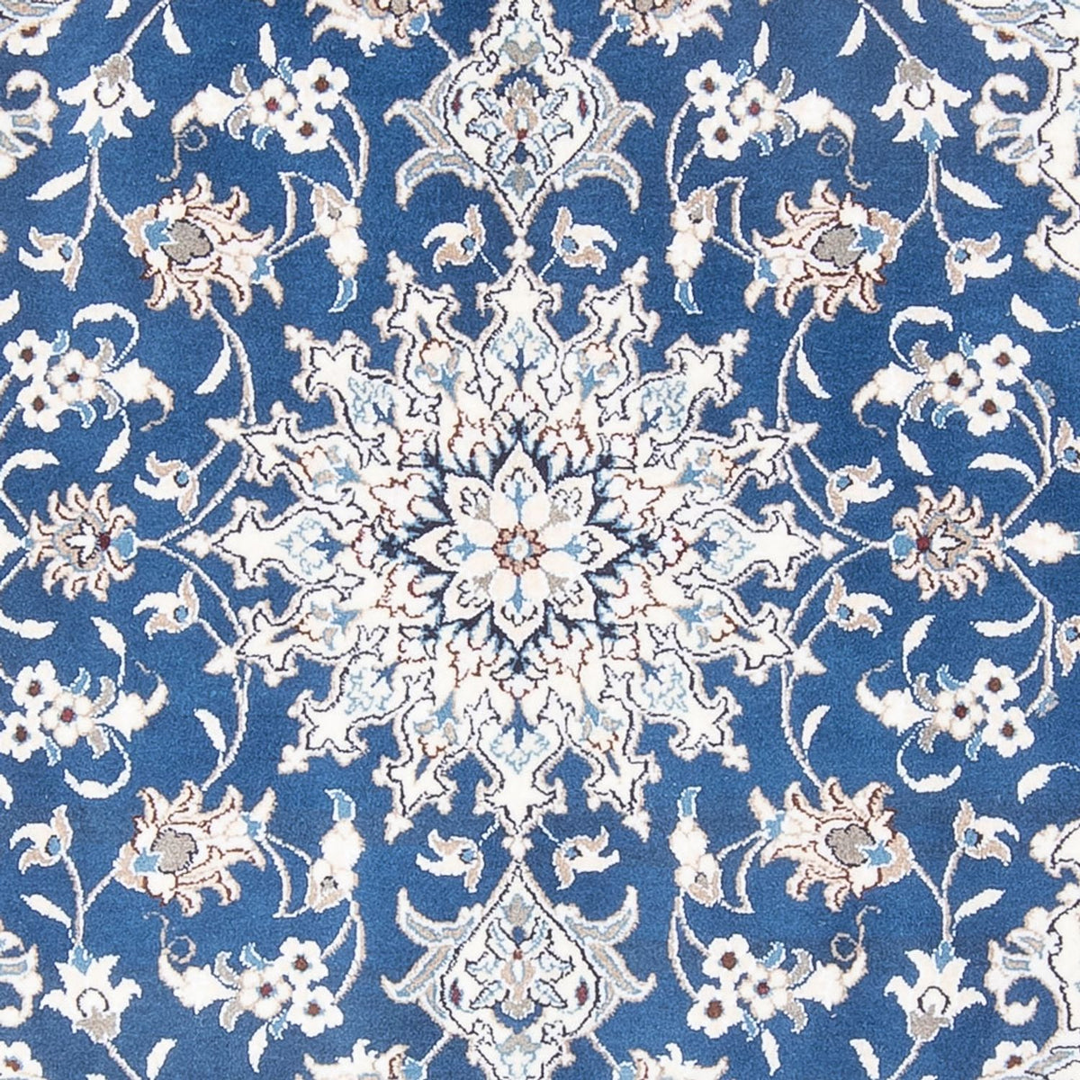 Alfombra Persa - Nain - Real - 203 x 146 cm - azul