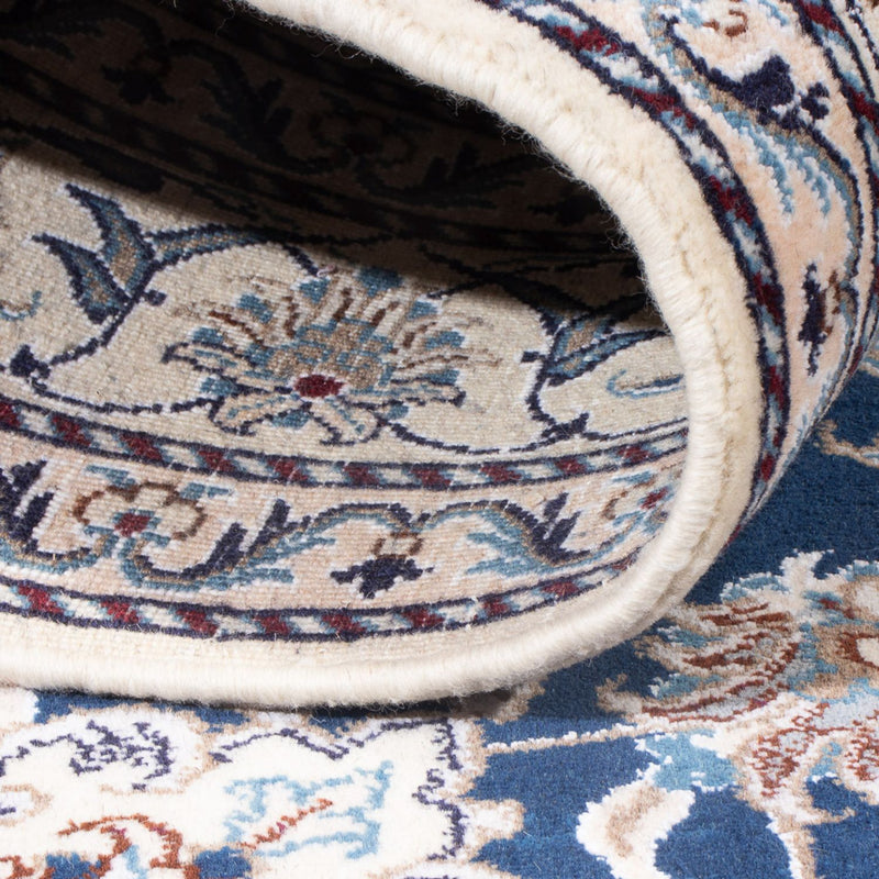 Alfombra Persa - Nain - Real - 203 x 146 cm - azul