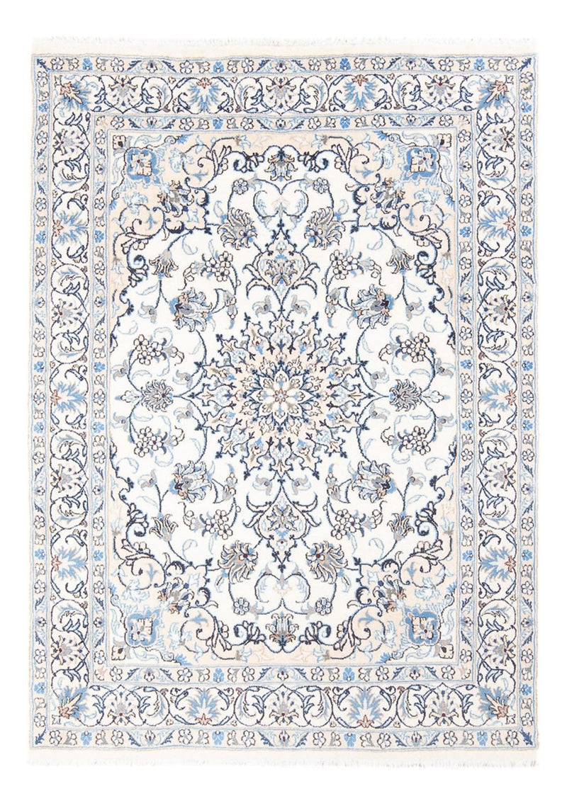 Alfombra Persa - Nain - Real - 200 x 143 cm - crema