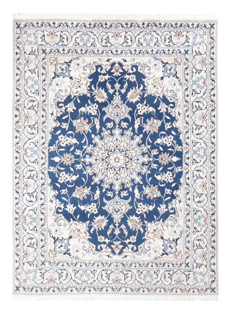 Alfombra Persa - Nain - Real - 195 x 145 cm - azul