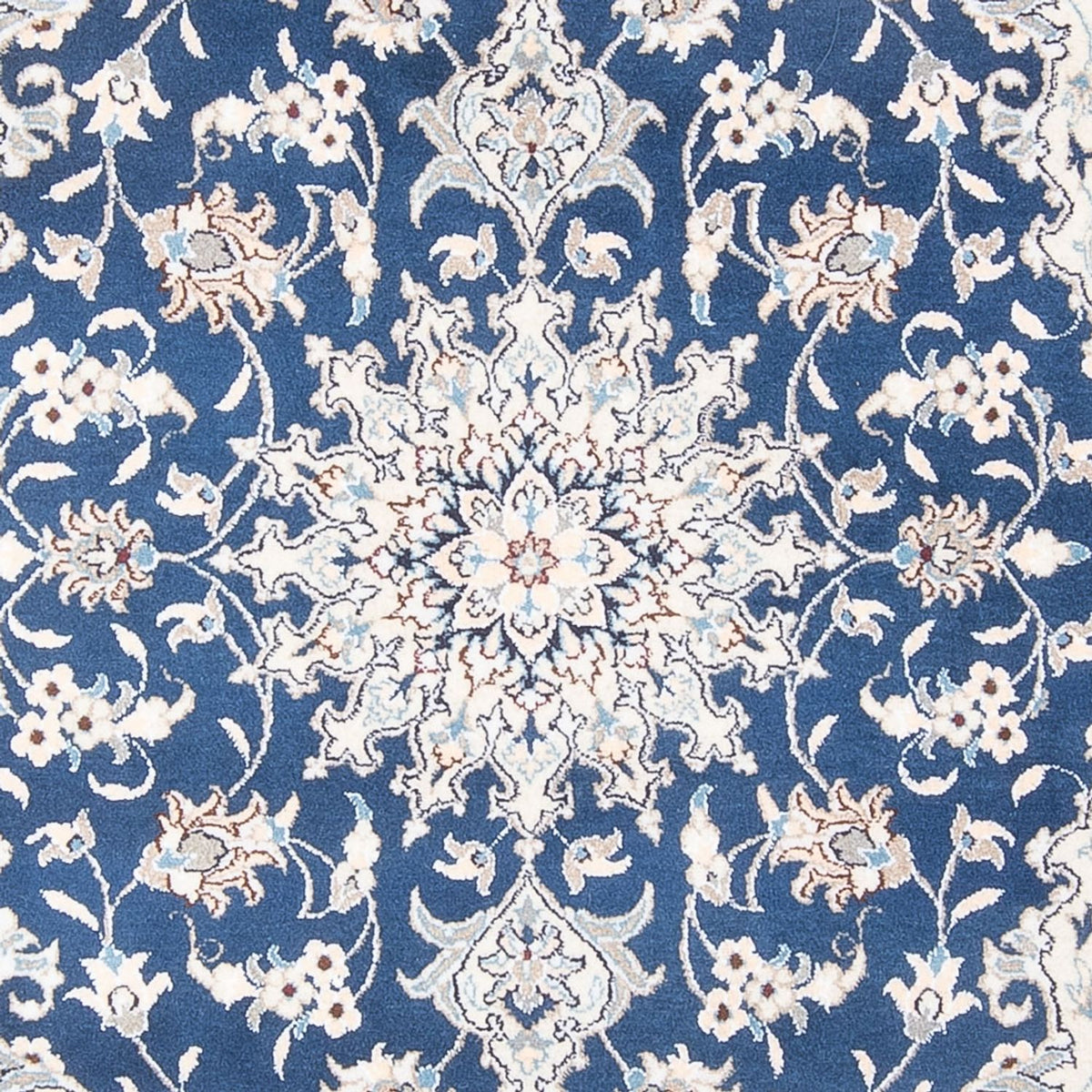 Alfombra Persa - Nain - Real - 195 x 145 cm - azul