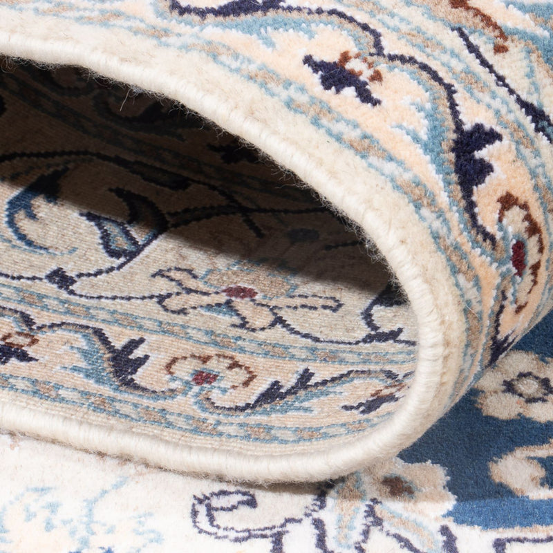 Alfombra Persa - Nain - Real - 195 x 145 cm - azul