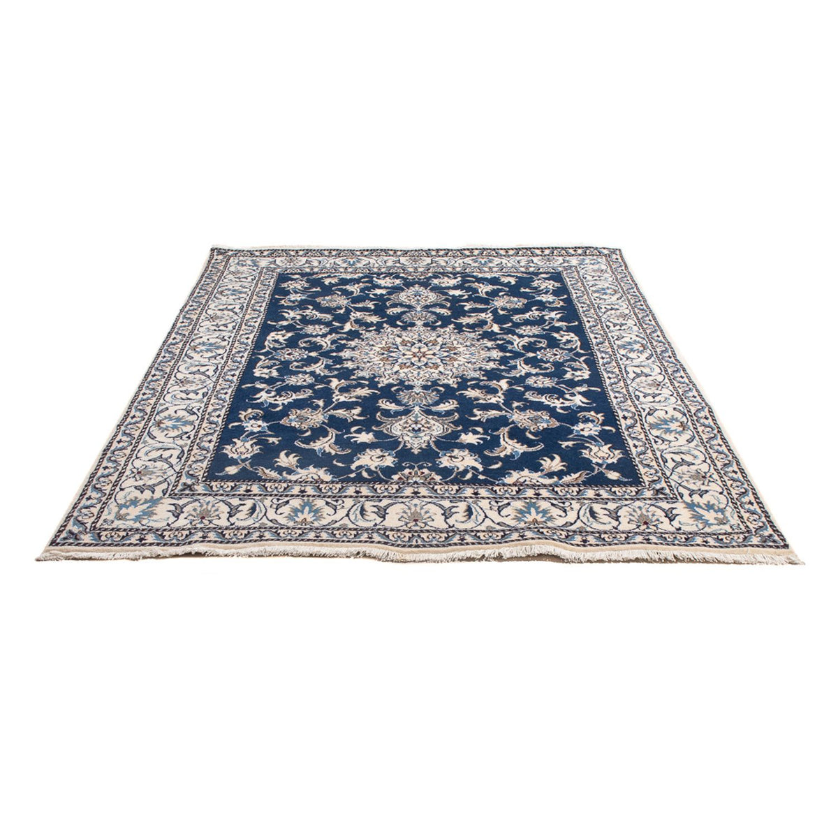 Alfombra Persa - Nain - Real - 203 x 149 cm - azul