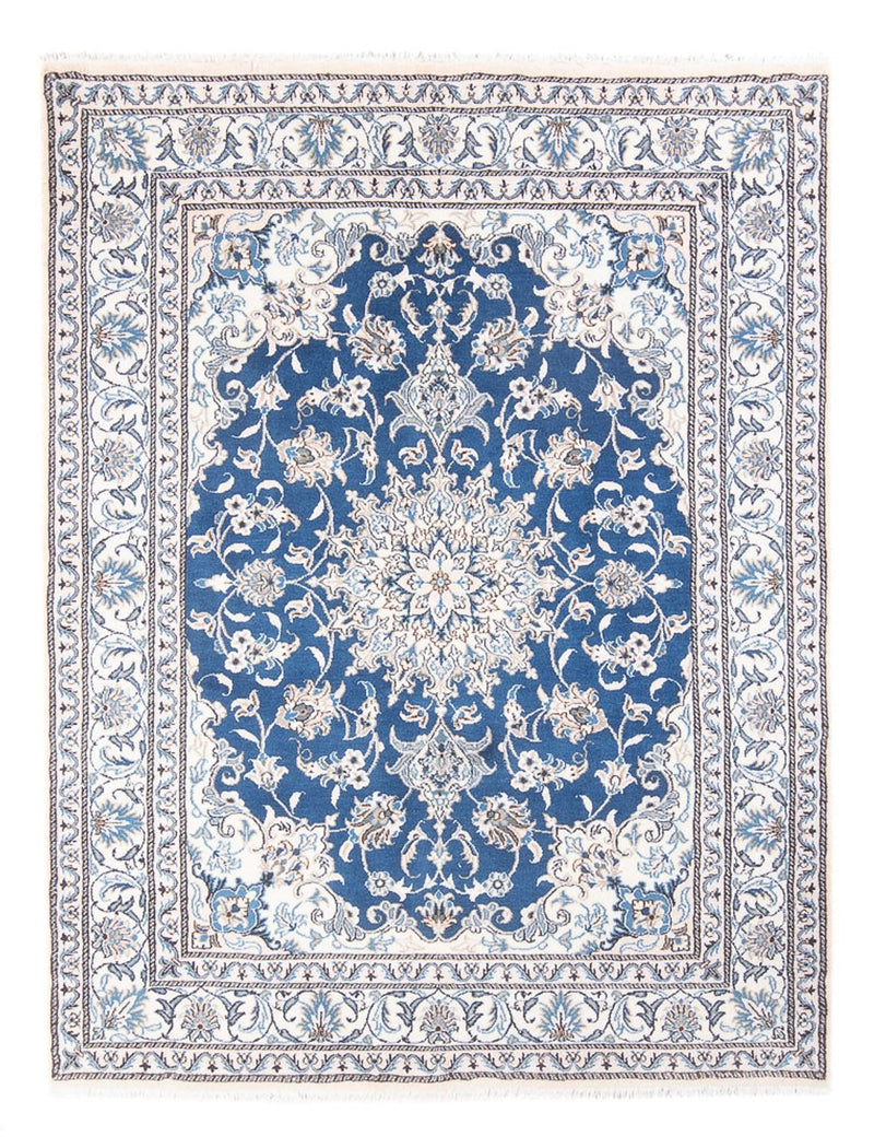 Alfombra Persa - Nain - Real - 194 x 147 cm - azul