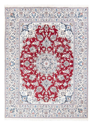 Alfombra Persa - Nain - Real - 197 x 142 cm - rojo