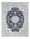 Alfombra Persa - Nain - Real - 202 x 156 cm - azul oscuro
