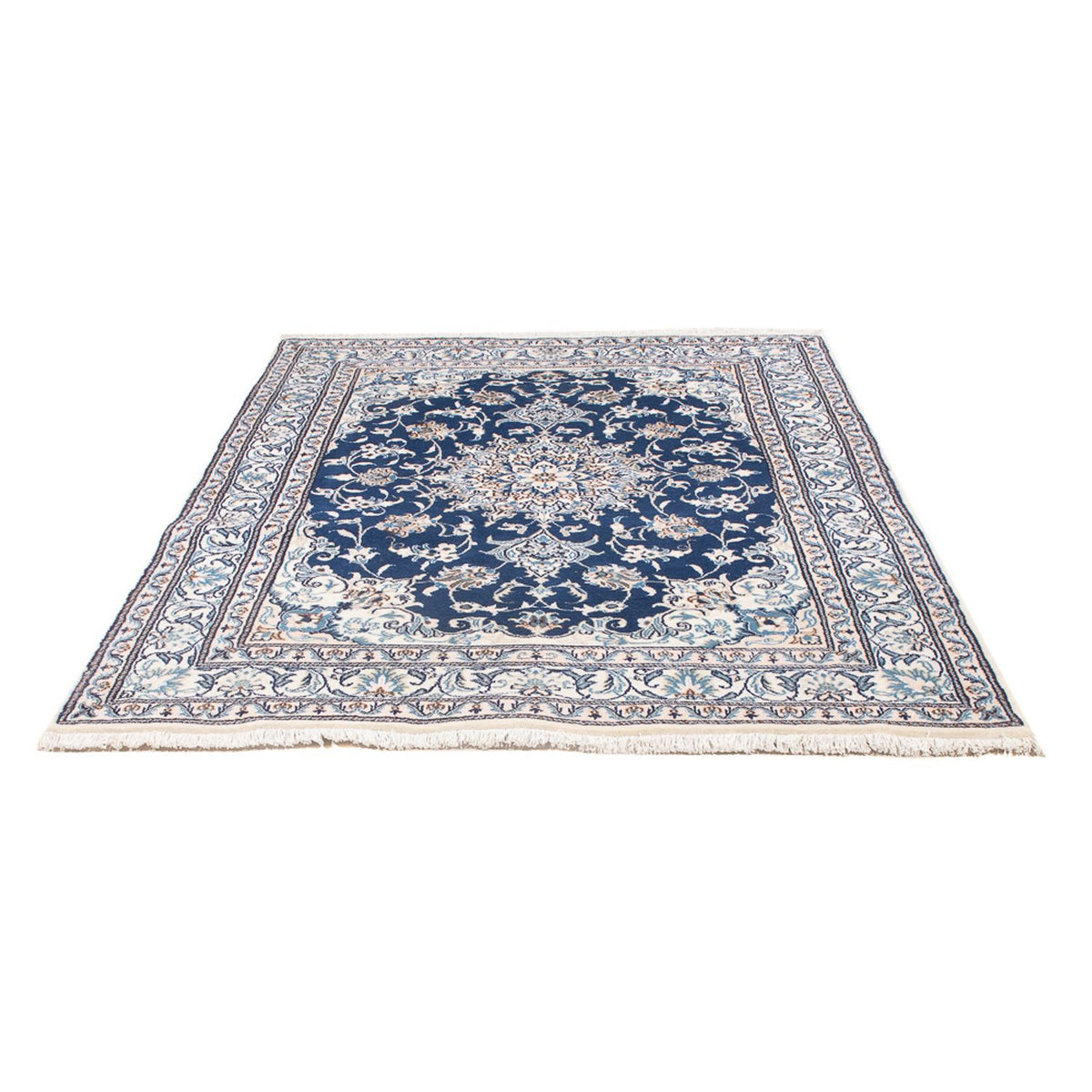 Alfombra Persa - Nain - Real - 202 x 149 cm - azul