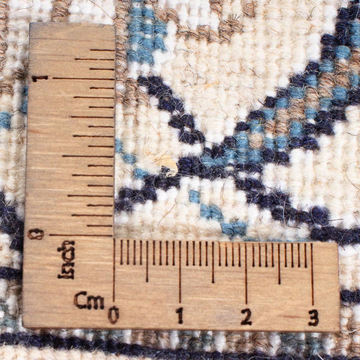 Alfombra Persa - Nain - Real - 197 x 151 cm - azul oscuro