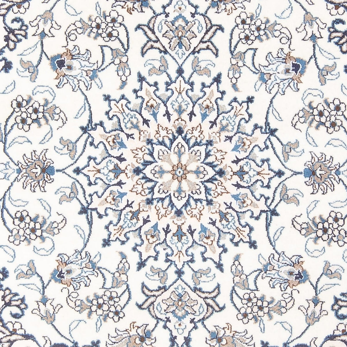 Alfombra Persa - Nain - Real - 202 x 149 cm - crema