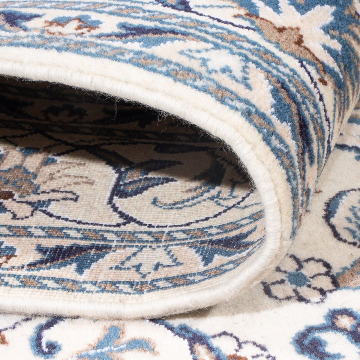 Alfombra Persa - Nain - Real - 202 x 149 cm - crema