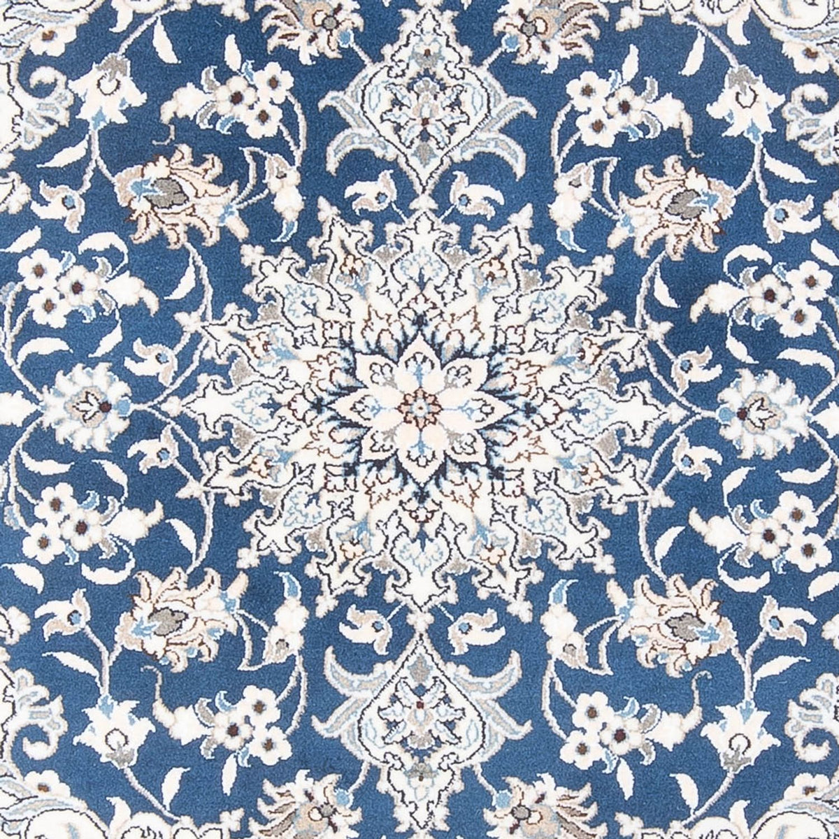 Alfombra Persa - Nain - Real - 196 x 147 cm - azul