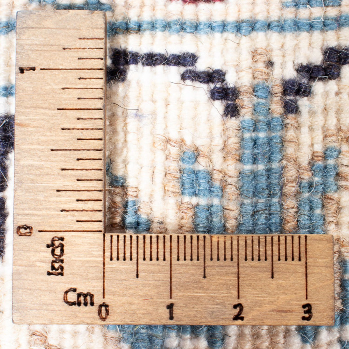Alfombra persa - Nain - 200 x 115 cm - azul oscuro