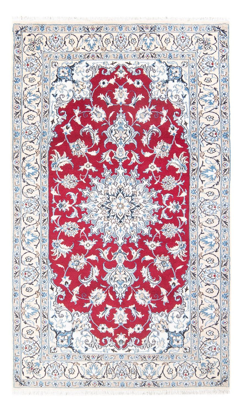 Alfombra persa - Nain - 201 x 117 cm - rojo