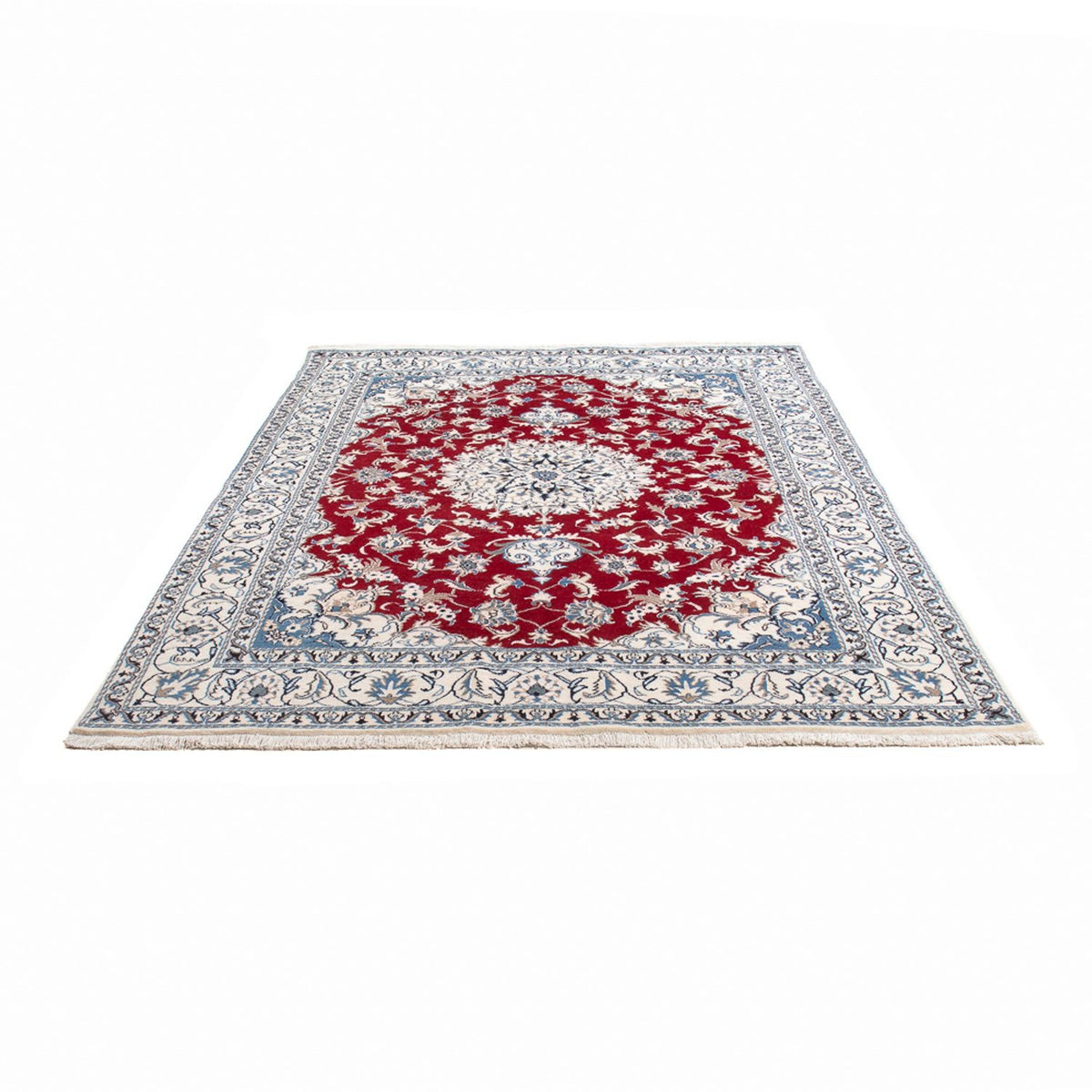 Alfombra persa - Nain - 231 x 163 cm - rojo
