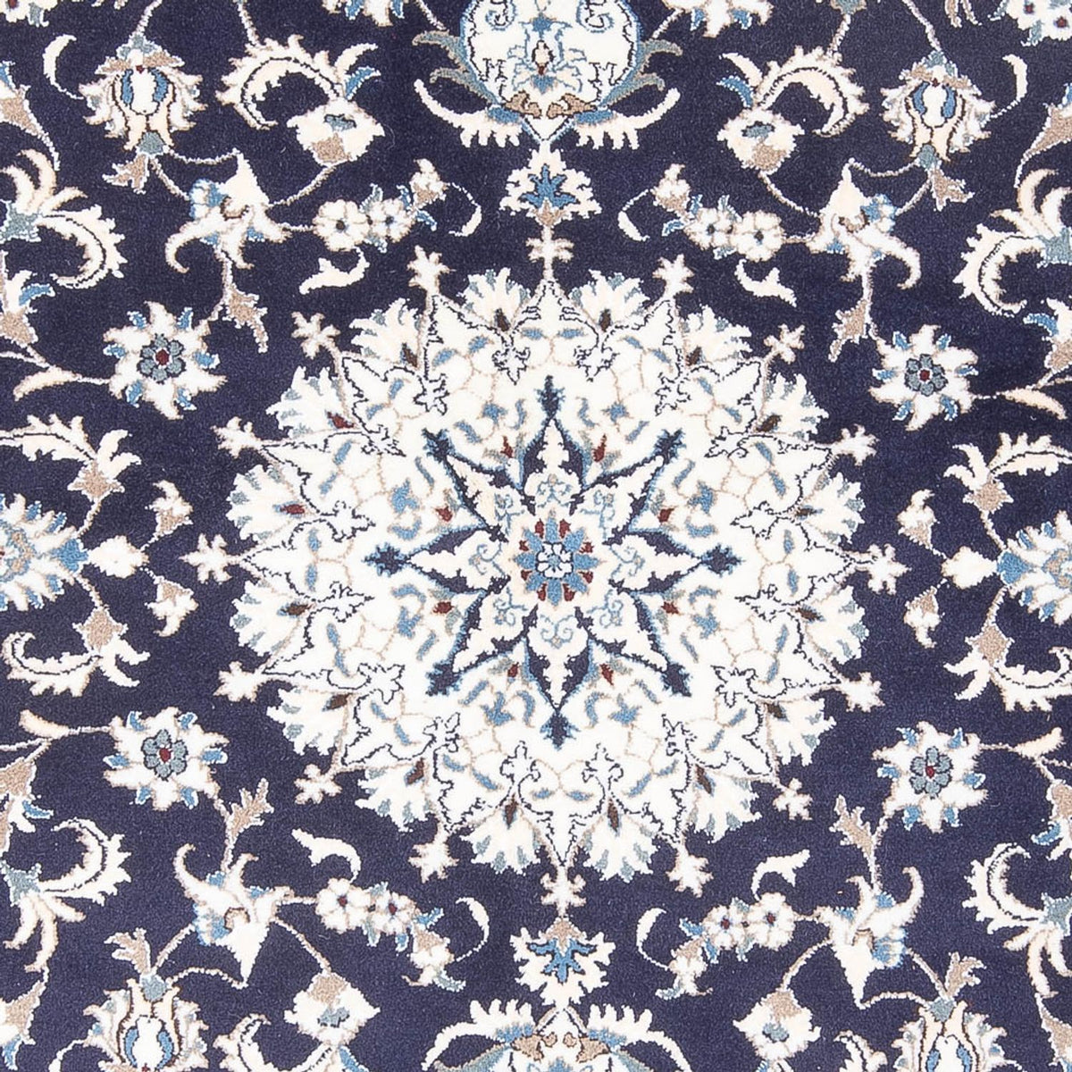 Alfombra persa - Nain - 235 x 167 cm - azul oscuro
