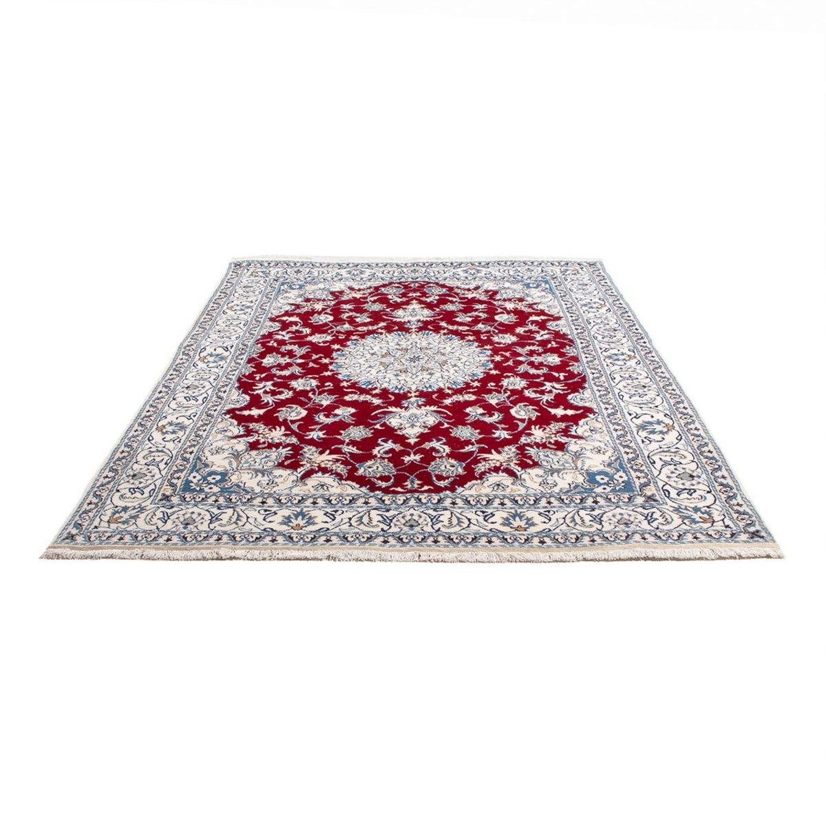 Alfombra persa - Nain - 234 x 165 cm - rojo